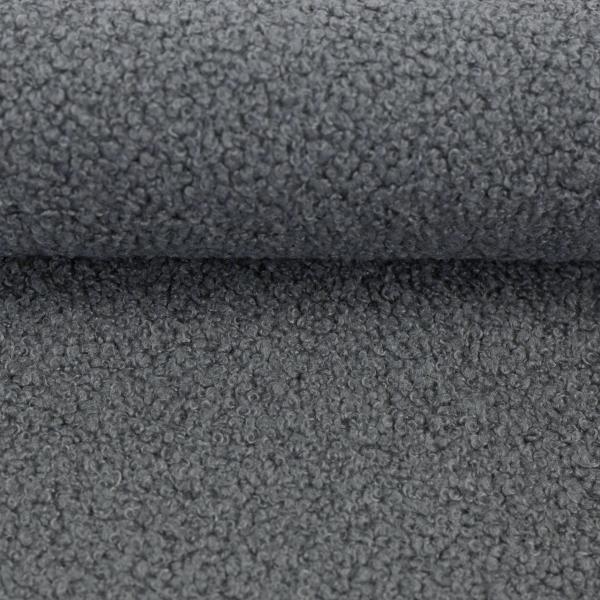 Teddy Boucle Kodiak Dunkelgrau von Swafing